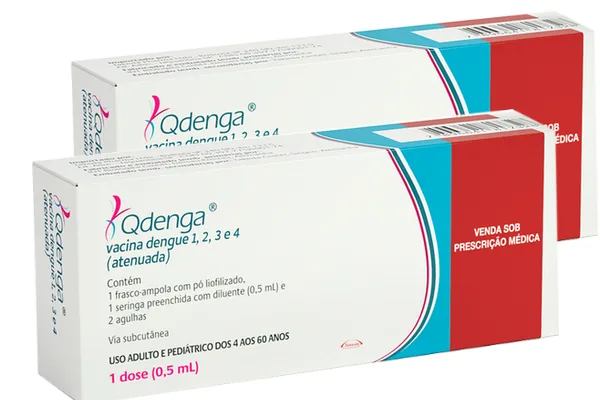 Embalagem da vacina Dengue (Qdenga)